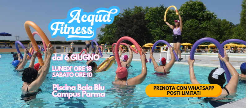 Acqua Fitness a Parma dal 6 giugno alla Piscina Baia Blu